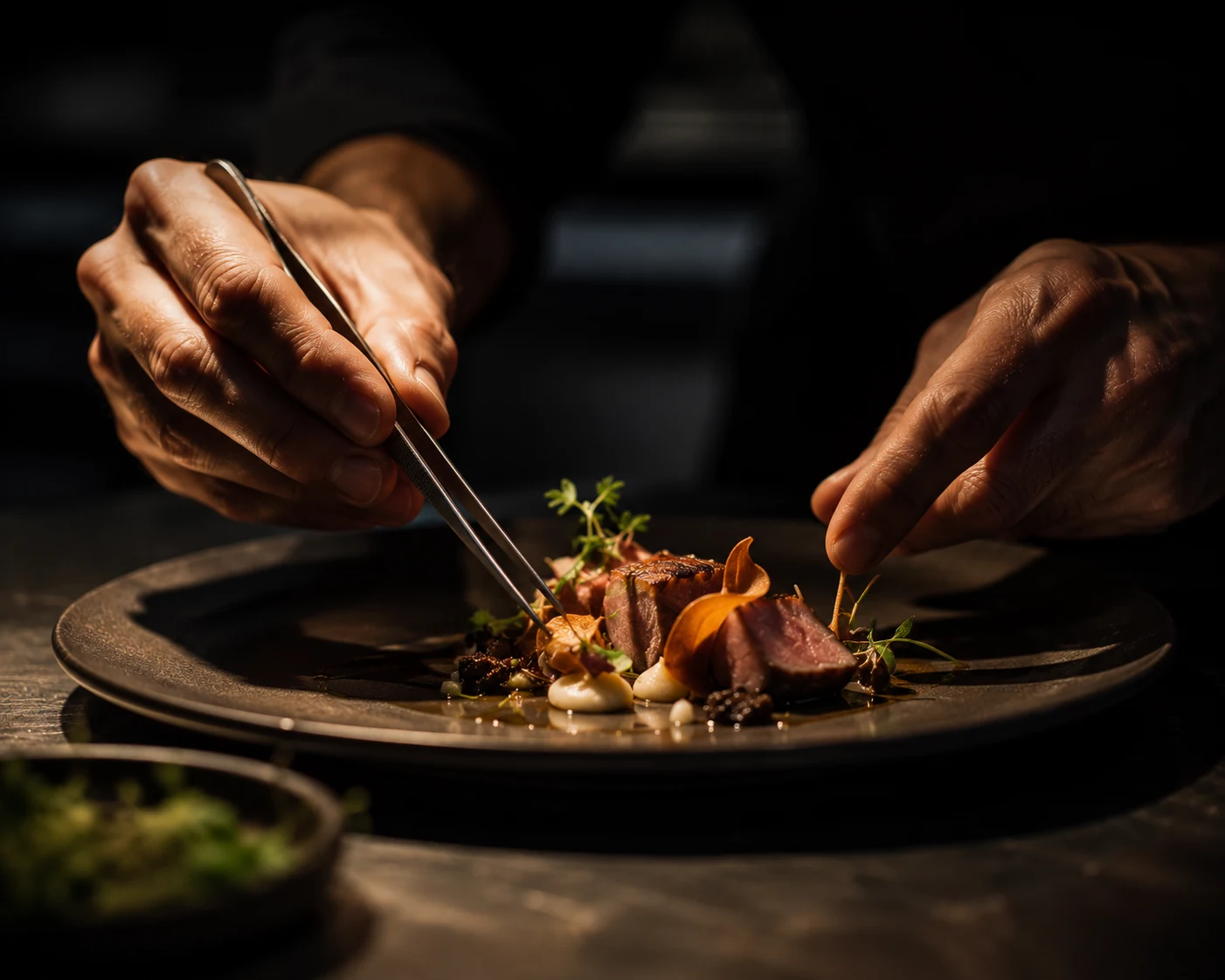 Gestes de dressage en cuisine